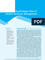 CH 4 The Evolving or Strategic Role of HRM