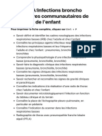 Fiche LiSA-Infections Broncho Pulmonaires Communautaires de L'adulte Et de L'enfant - LiSA