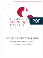 Bourse Musicien Classique 2022