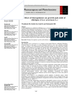 Effect of Bioregulators On Growth and Yield of Chickpea (Cicer Arietinum L.)