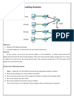 Packet Tracer - Subnetting Scenario: Topology