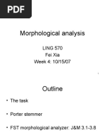 Morphological Analysis