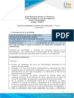 Guia de Actividades y Rúbrica de Evaluación - Tarea 1 - Introduccion