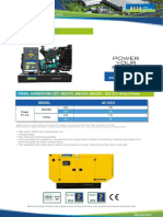 Diesel Generating Set Model A C125-6: 480/277V, 440/254V, 380/220V, 220/127V-60 Hz-3 Phase