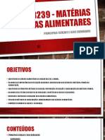 1-Materias Primas Alimentares