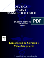 Exploracion de Corazon y Vasos Sanguineos