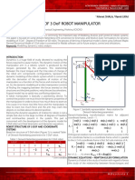 Dynamic Modeling of 3 Dof Robot Manipulator: Ahmet SHALA, Ramë Likaj