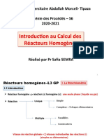 Cours Réacteurs Homogènes 1ère Partie-1