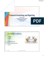 Financial Accounting and Reporting Session 1,2 and 3