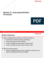 Module 37: Executing Workflow Processes: Siebel 8.0 Essentials