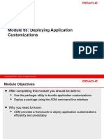 Module 53: Deploying Application Customizations: Siebel 8.0 Essentials