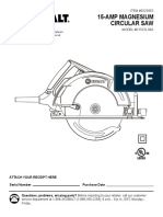 15-Amp Magnesium Circular Saw: ITEM #0325953