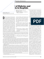 Management of Diabetes and Hyperglycemia in Hospitals: S C S S. B, M F. M, A A, E P. S, R G. S, I B. H, D H W C