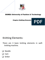 BGMEA University of Fashion & Technology: Chapter: Knitting Elements