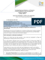 Guía de Actividades y Rúbrica de Evaluación - Unidad 3 - Reto 4 - Un Proyecto para Bien-Estar