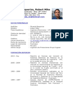 CV Mike Miranda - Especialista en Protecciones