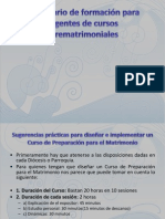 Seminario Formación Prematrimoniales