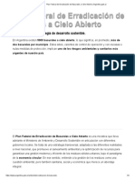 Plan Federal de Erradicación de Basurales A Cielo Abierto - Argentina - Gob.ar