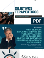 Objetivos Terapéuticos