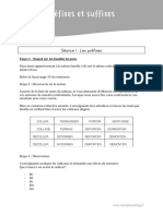 Préfixes Et Suffixes