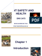 Chap 1 - Intro - Plant Safety and Health