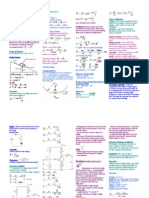 Physics Cheatsheet Unit 3 Ver.3