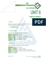 Parts of Speech: A. Nouns