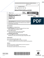 Mathematics A: Pearson Edexcel International GCSE