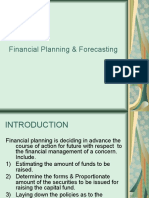 Financial Planning & Forecasting