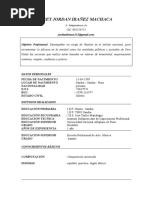 Jordan Ibañez Machaca CV