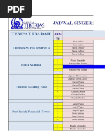 Jadwal Tiberias Singer 24 April 2022