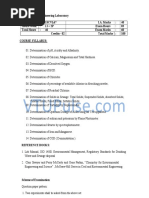 ENV LAB - 18CVL67 - Manual