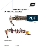 Oxy Fuel Cutting Quality