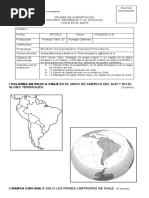 Evaluación de Historia 2° Básico Mapas