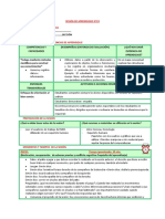 SESIÓN DE APRENDIZAJE Miercoles 20