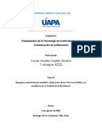 Fundamentos de La Tecnología de La Información y La Comunicación en La Educación