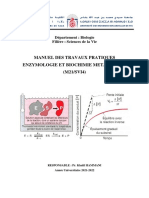 Polycopié de TP Enzymologie - PrHammani - M21 SVI4 2021 2022