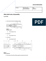 EC480D - Main Relief Valve, Disassembly