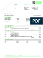 TD Simple Checking: Account Summary