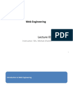 Lect 1 (Introduction To Web Engineering)