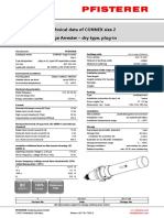 Technical Data of CONNEX Size 2 Surge Arrester - Dry Type, Plug-In