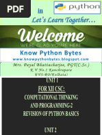 Revised TUPLE in Python