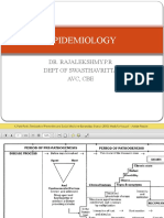 Epidemiology: Dr. Rajalekshmy.P.R Dept of Swasthavritta Avc, Cbe