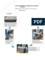 Método de Ensayo para Determinar El Esfuerzo de Flexión Del Concreto