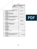 1st List of Vendor and BSNL Participants For BFBC On 06.12.2019