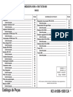 Catálogo de Peças KO A CA. TURBO ATOMIZADOR A1000 e 1500 TA ÍNDICE - 1