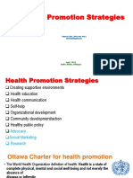 Health Promotion Stratagies