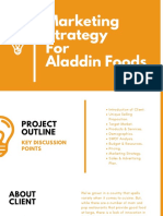 Marketing Strategy For Aladdin Foods: By:-Suraj Mohanty