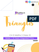 Triangles: CH 6 Maths - Class 10