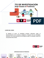 PROYECTO de INVESTIGACIÓN ABP - Delimitación Del Tema, Pregunta de Investigación, Objetivo y Preguntas Específicas